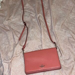 PINK COACH SHOULDER BAG